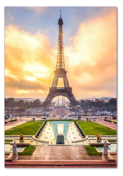 Üvegkép falra Párizsi eiffel-torony