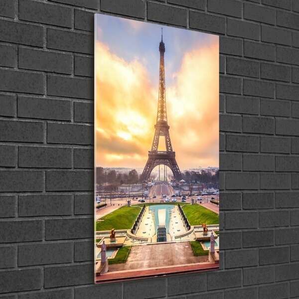 Üvegkép falra Párizsi eiffel-torony