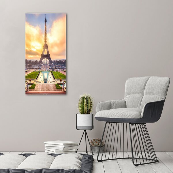 Üvegkép falra Párizsi eiffel-torony