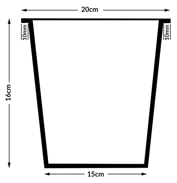 Casaria® Virágláda 95x27x60 cm krémszínű - 4 edény