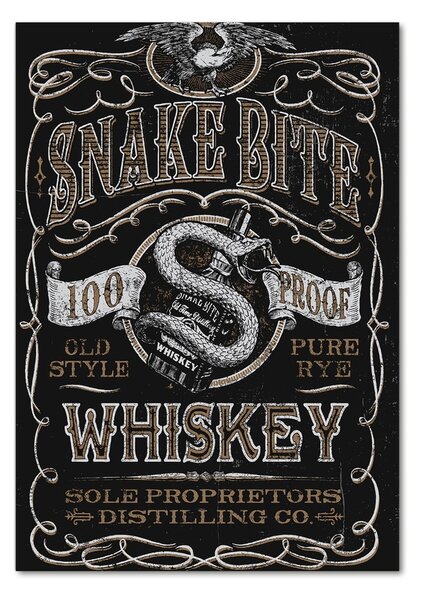 Üvegkép falra Whisky