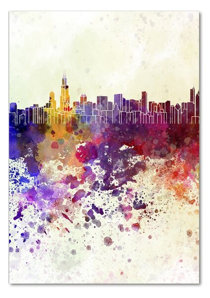 Üvegkép Színes chicago