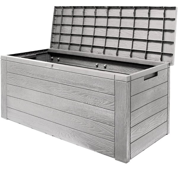 Deuba Woody 280 L tárolódoboz - szürke