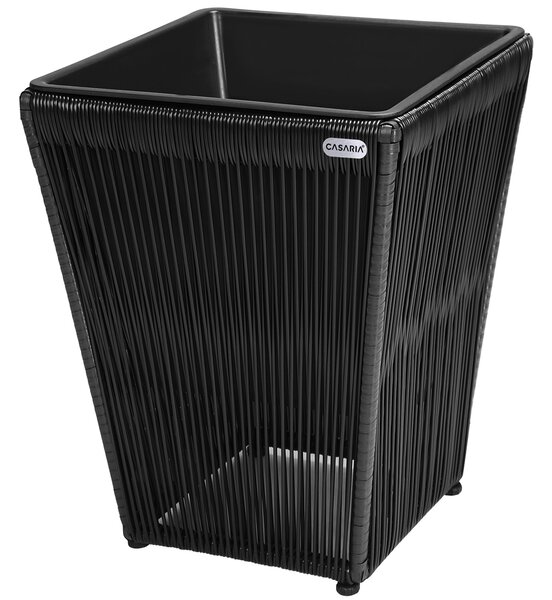Casaria® Acapulco virágtartó szett 2 darabos - fekete
