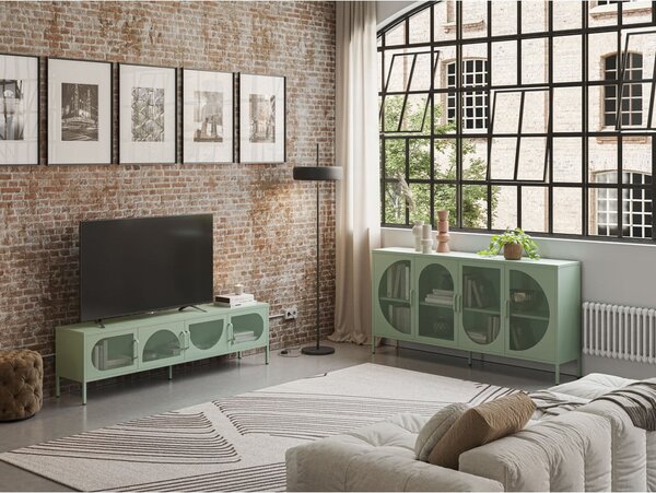 Mentazöld TV-állvány 180x50 cm Tayra – Marckeric
