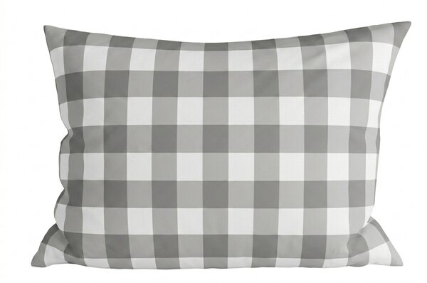 Mikroszálas párnahuzat COUNTRY CHECK 70x90 cm, zöld-szürke