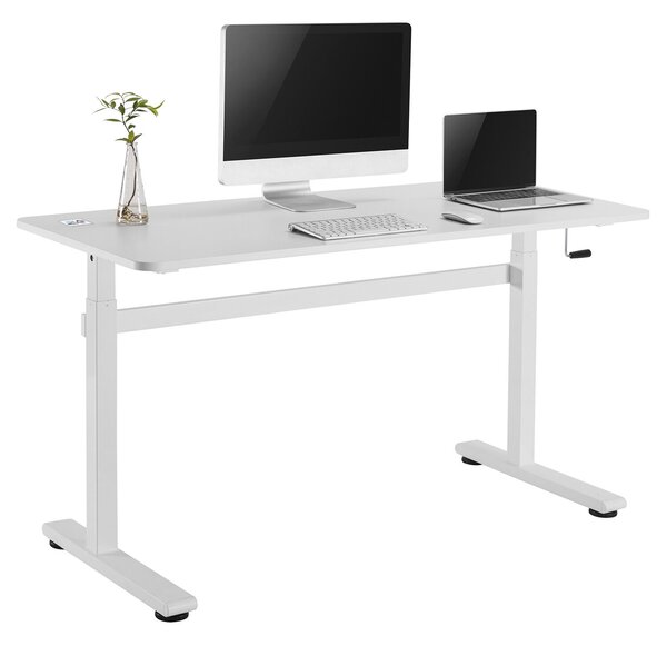 Ergo office állítható íróasztal 140x60cm fehér
