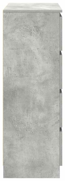 VidaXL betonszürke szerelt fa tálalószekrény 80x35x99 cm