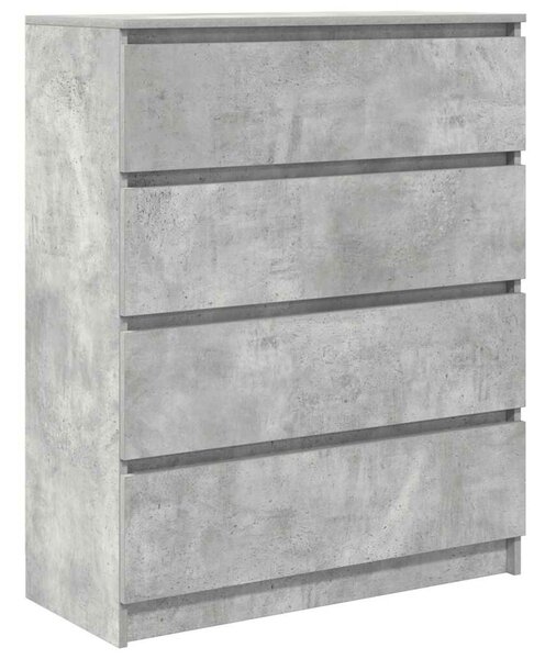 VidaXL betonszürke szerelt fa tálalószekrény 80x35x99 cm