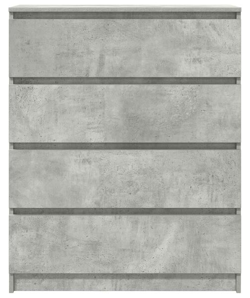 VidaXL betonszürke szerelt fa tálalószekrény 80x35x99 cm