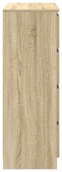 VidaXL sonoma tölgy színű szerelt fa tálalóasztal 80x35x99 cm