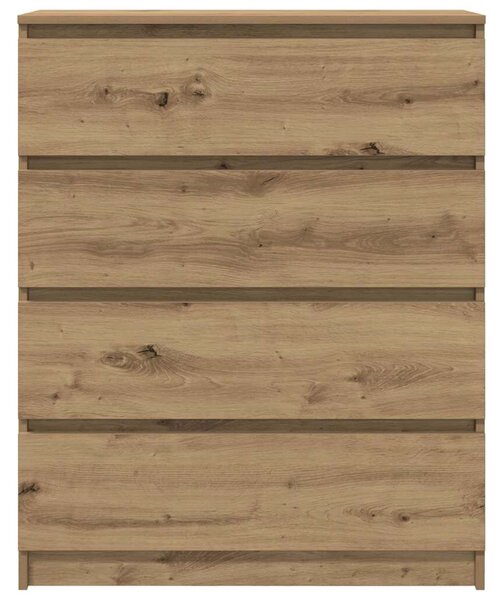 VidaXL kézműves tölgy színű szerelt fa tálalószekrény 80x35x99 cm