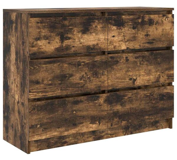 VidaXL sonoma tölgy színű szerelt fa tálalószekrény 100x35x76 cm
