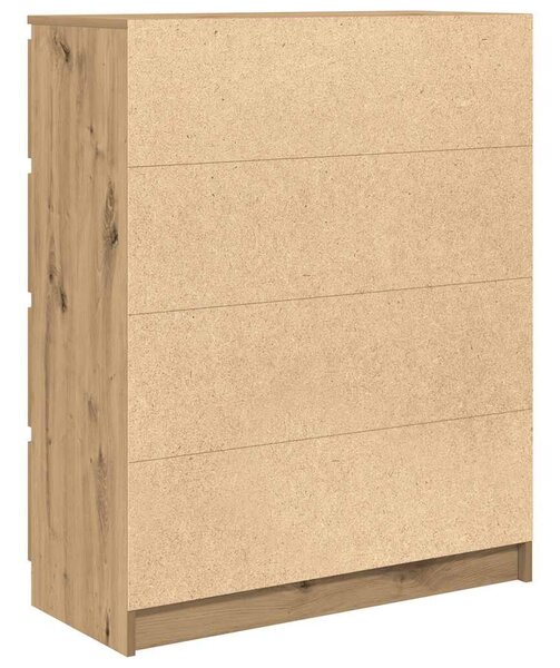 VidaXL kézműves tölgy színű szerelt fa tálalószekrény 80x35x99 cm