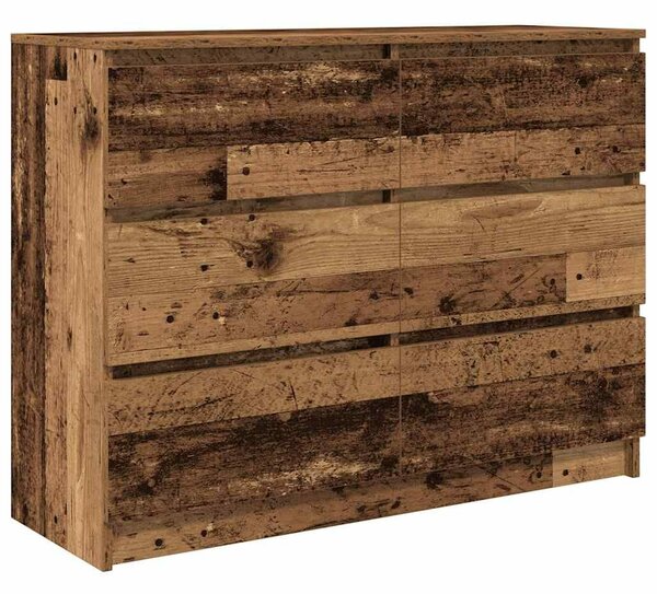 VidaXL antik fa szerelt fa tálalószekrény 100x35x76 cm