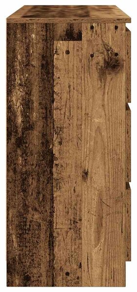 VidaXL antik fa szerelt fa tálalószekrény 100x35x76 cm