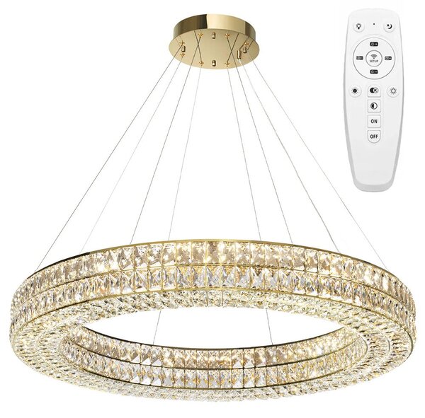 Mennyezeti lámpa LED APP1569-CP Gold 80cm