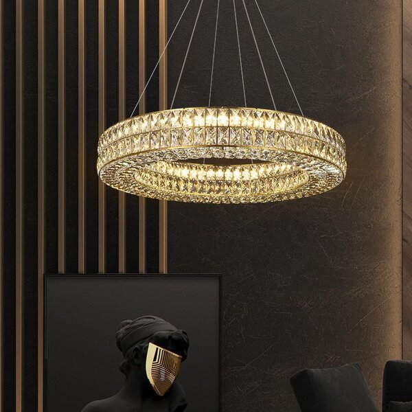 Mennyezeti lámpa LED APP1569-CP Gold 80cm