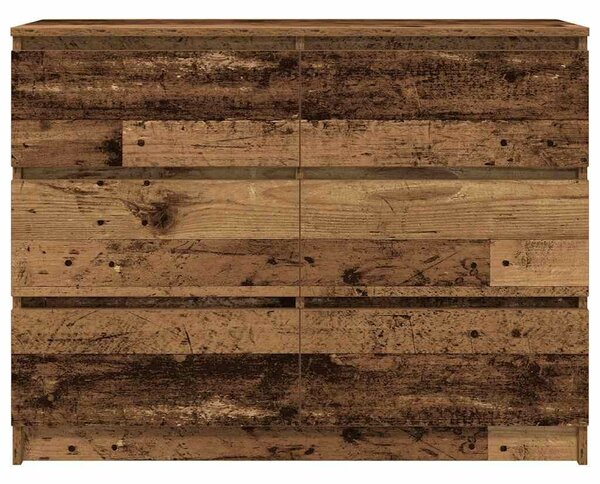 VidaXL antik fa szerelt fa tálalószekrény 100x35x76 cm
