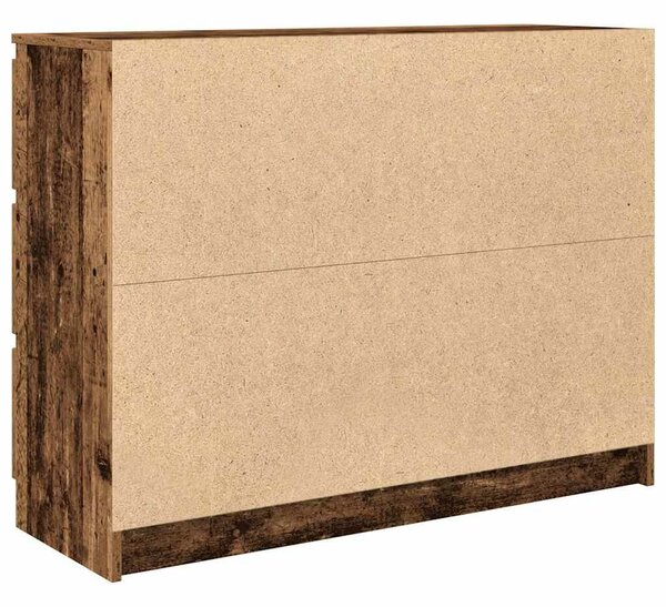 VidaXL antik fa szerelt fa tálalószekrény 100x35x76 cm