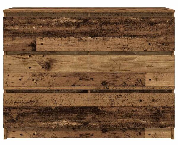 VidaXL antik fa szerelt fa tálalószekrény 100x35x76 cm