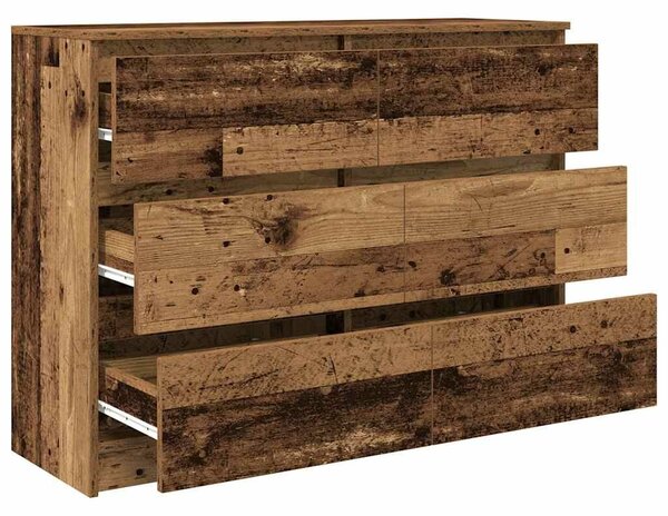VidaXL antik fa szerelt fa tálalószekrény 100x35x76 cm