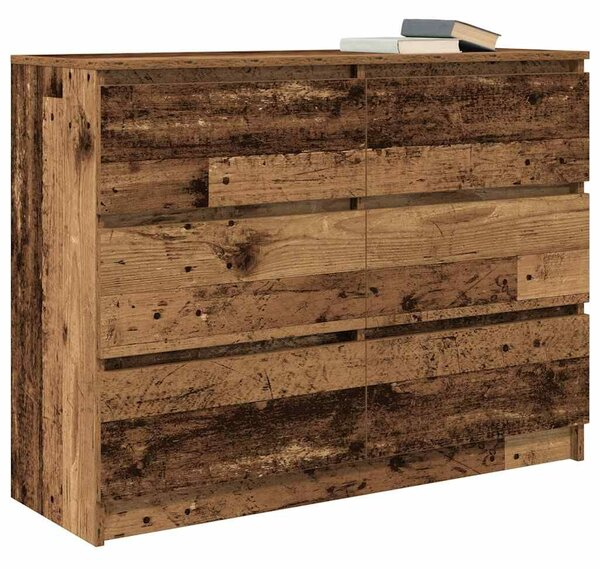 VidaXL antik fa szerelt fa tálalószekrény 100x35x76 cm