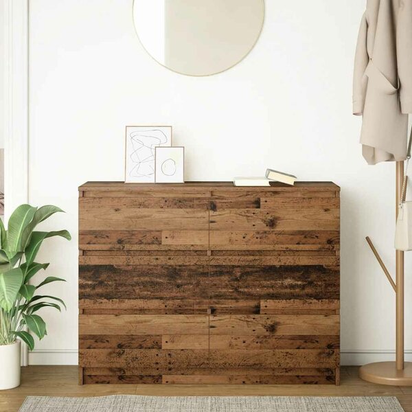 VidaXL antik fa szerelt fa tálalószekrény 100x35x76 cm