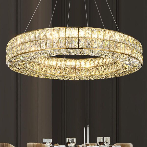 Mennyezeti lámpa LED APP1569-CP Gold 80cm