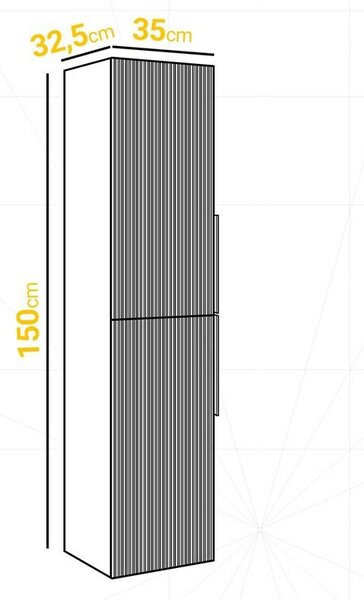 Mylife klerk 80 5 fürdőszoba bútor antracit/kasmír