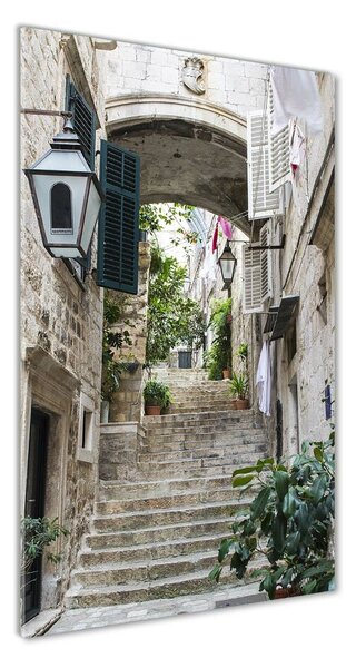 Üvegkép falra Az utcák dubrovnik