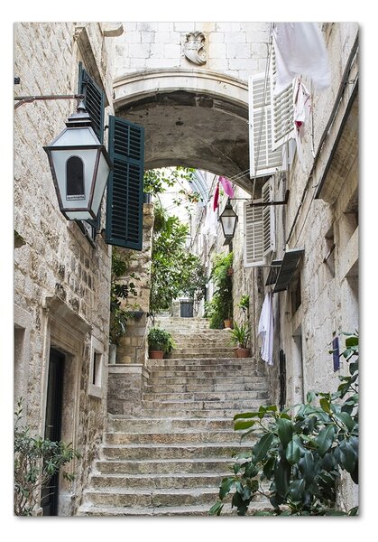 Üvegkép falra Az utcák dubrovnik