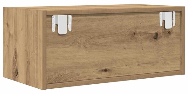VidaXL 2 db kézműves tölgy szerelt fa TV-szekrény 60x31x25,5 cm