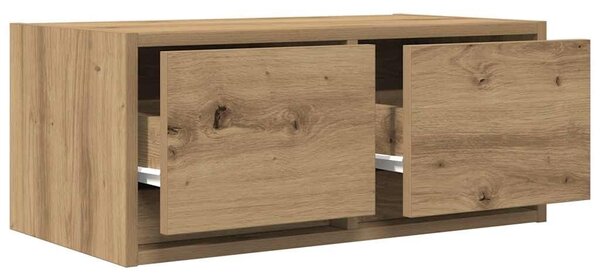 VidaXL 2 db kézműves tölgy szerelt fa TV-szekrény 60x31x25,5 cm