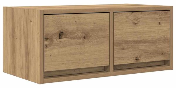 VidaXL 2 db kézműves tölgy szerelt fa TV-szekrény 60x31x25,5 cm