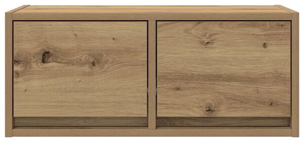 VidaXL 2 db kézműves tölgy szerelt fa TV-szekrény 60x31x25,5 cm