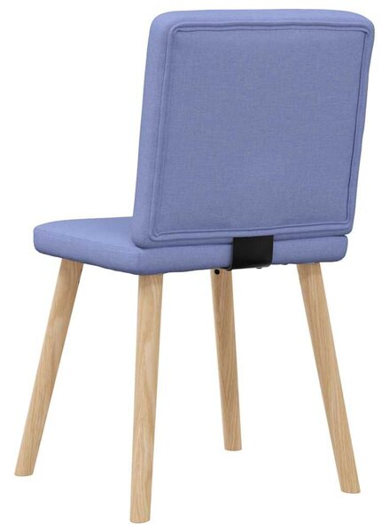 VidaXL étkezőszékek 6 db Jeans kék szövet