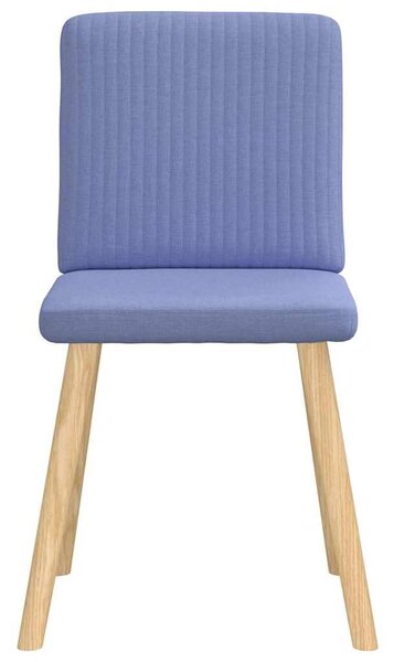 VidaXL étkezőszékek 6 db Jeans kék szövet