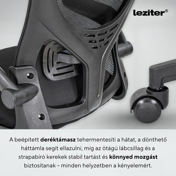 Flexo ergonomikus irodai forgószék deréktámasszal