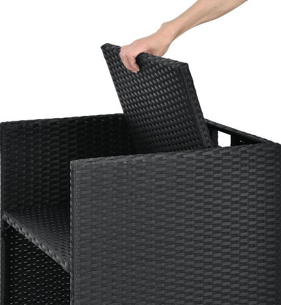 Juskys Baracoa XL kerti rattan ülőgarnitúra