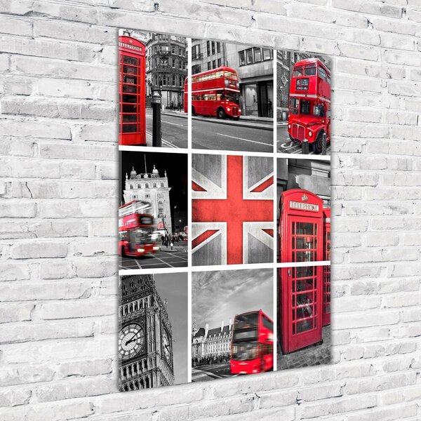 Üvegkép falra Collage london