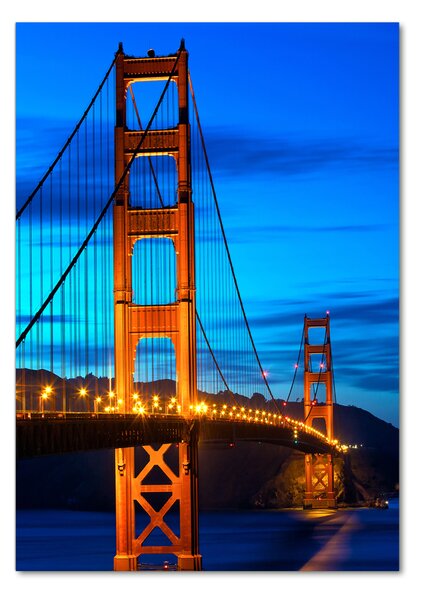 Üvegkép falra Bridge san francisco