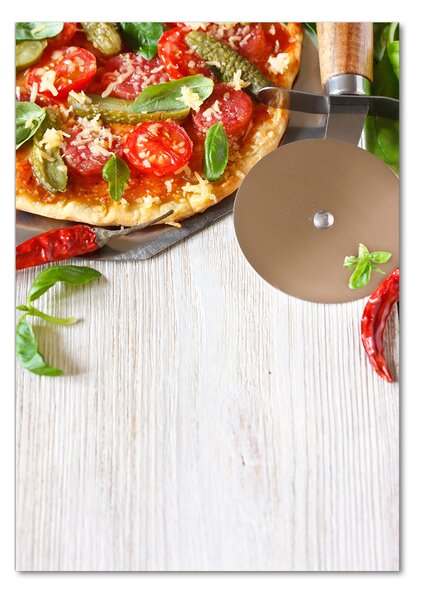 Photo kép üveg Pizza