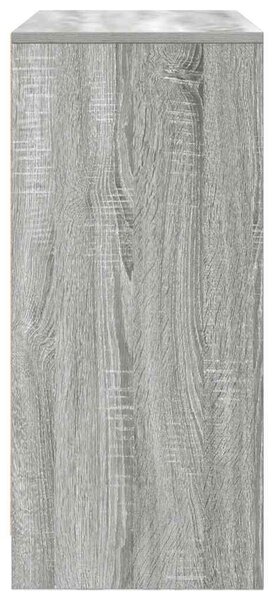 VidaXL szürke sonoma komód fiókokkal és ajtókkal 70,5x34x74,5 cm