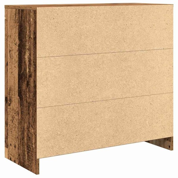 VidaXL antik fa szerelt fa tálalószekrény fiókos 80x34x76 cm