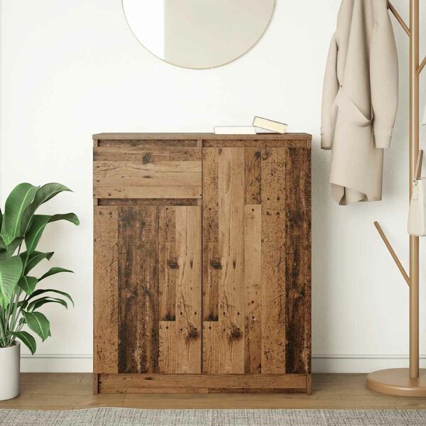 VidaXL antik fa szerelt fa tálalószekrény fiókos 71x35x84 cm