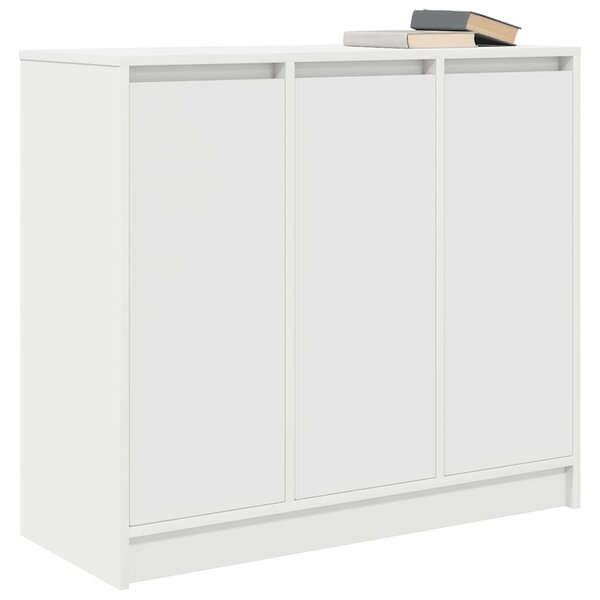 VidaXL fehér szerelt fa tálalószekrény 85x34x76 cm