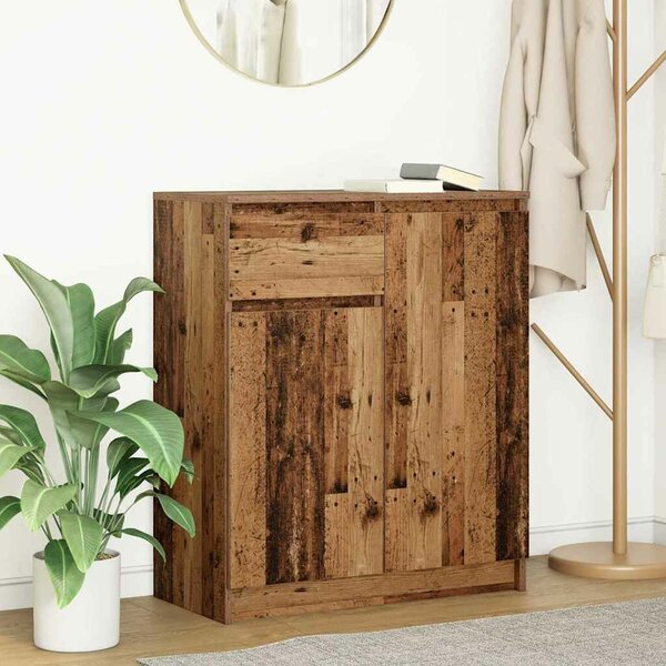 VidaXL antik fa szerelt fa tálalószekrény fiókos 71x35x84 cm