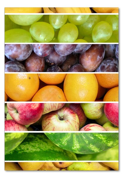 Photo kép üveg Színes gyümölcsök