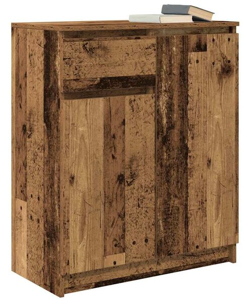 VidaXL antik fa szerelt fa tálalószekrény fiókos 71x35x84 cm